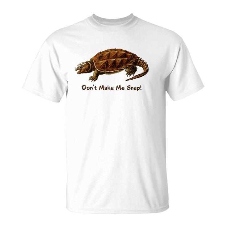 Snapping Turtle Snap Reptile Herp Nature Lover T-Shirt