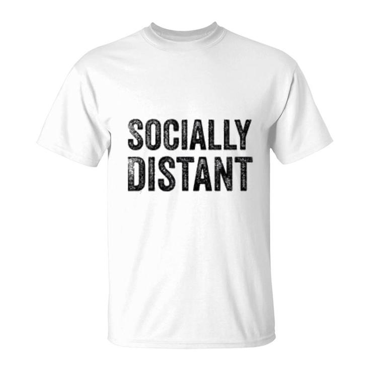 Socially Distant Introvert Funny Social Distancing T-Shirt
