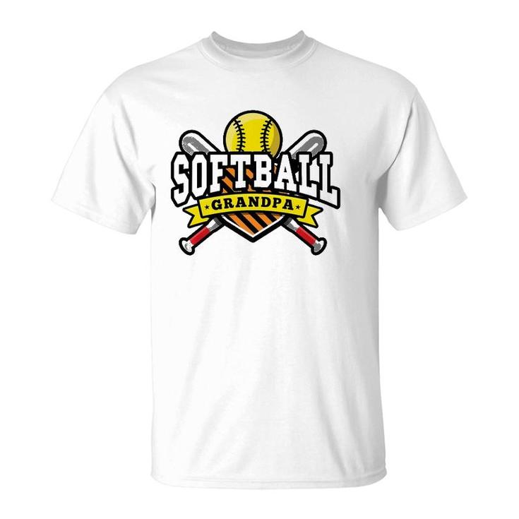 Softball Grandpa Men Women Gift T-Shirt