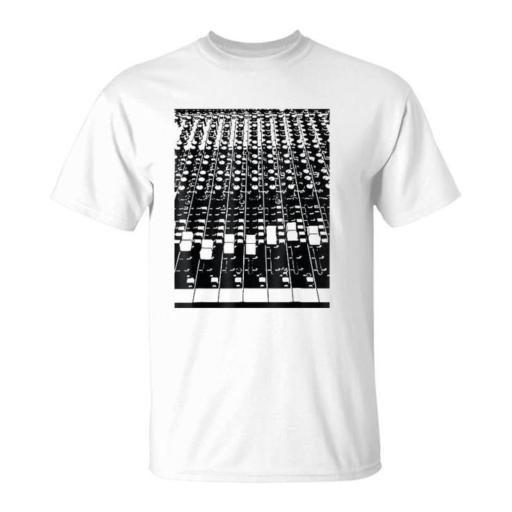 Sound Engineer Designer Dj Music Producer Mix Board T-Shirt