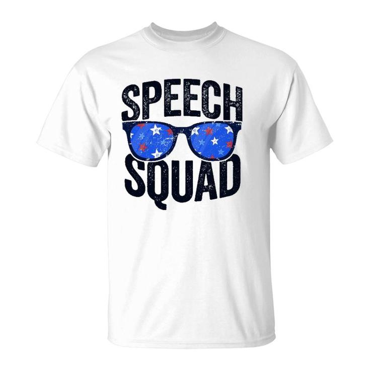 Speech Squad Funny Language Pathologist Teacher T-Shirt
