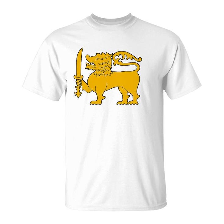 Sri Lanka Lion Flag Sinha Flag T-Shirt