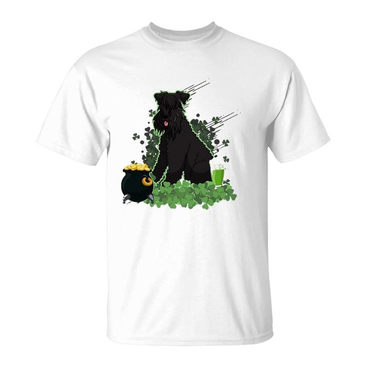 St Patrick's Day Kerry Blue Terrier Dog T-Shirt