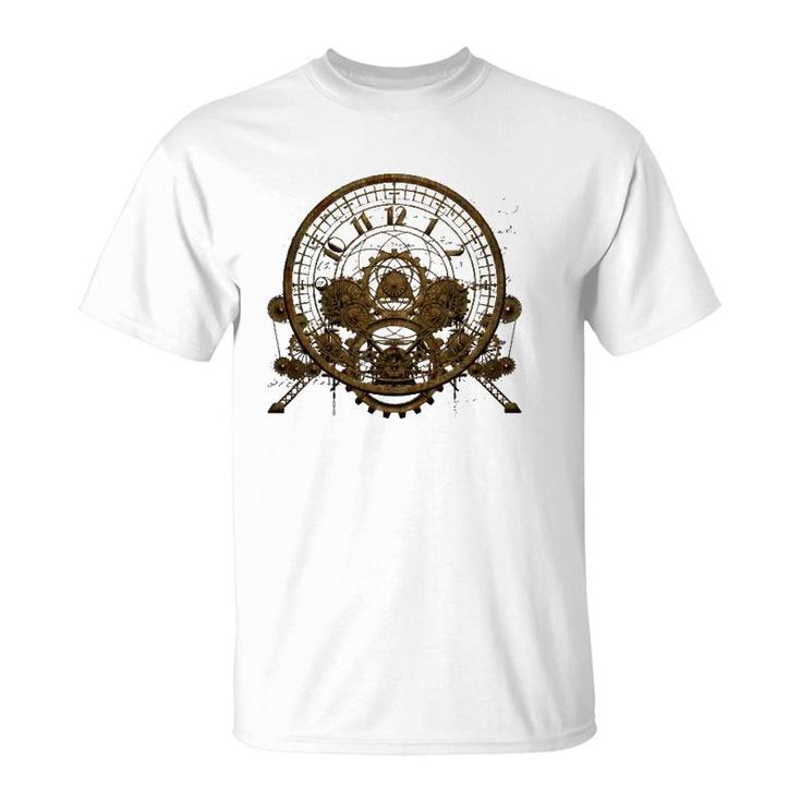 Steampunk Vintage Time Machine Steampunk Style T-Shirt
