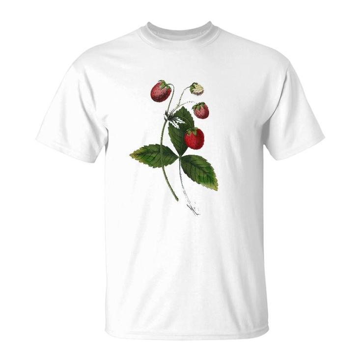 Strawberry Plant Patch Fruit Lover Gift T-Shirt