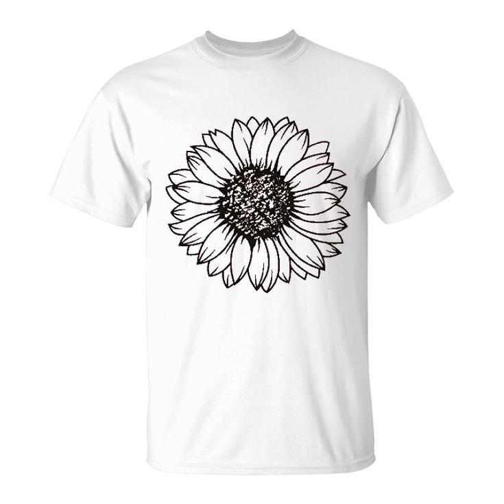Sunflowe Funny Floral T-Shirt