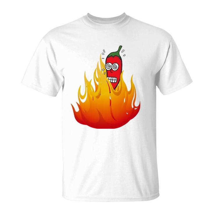 Super Hot Pepper Eating Contest Ghost Peppers T-Shirt