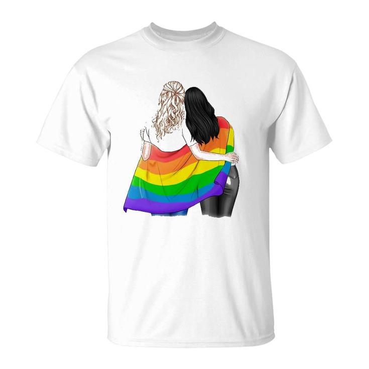 Supercorp - Proud Women Under Pride Flag T-Shirt