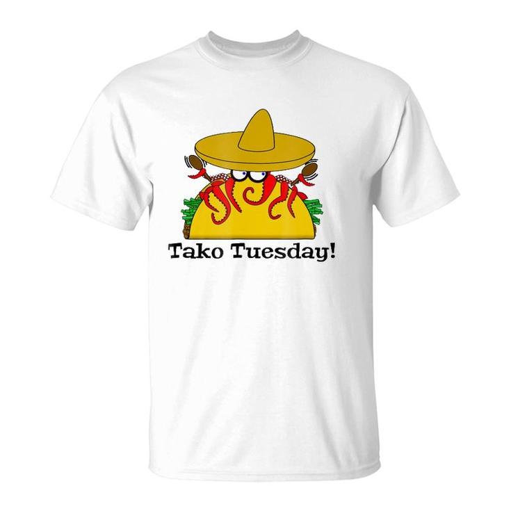 Tako Tuesday - Funny Octopus Tacos T-Shirt
