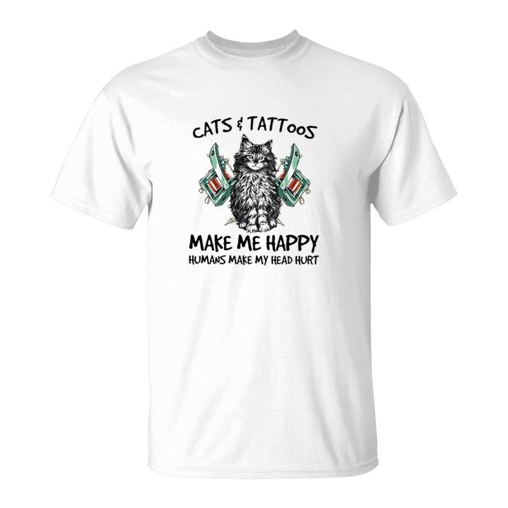 Tattoos And Cats T-Shirt