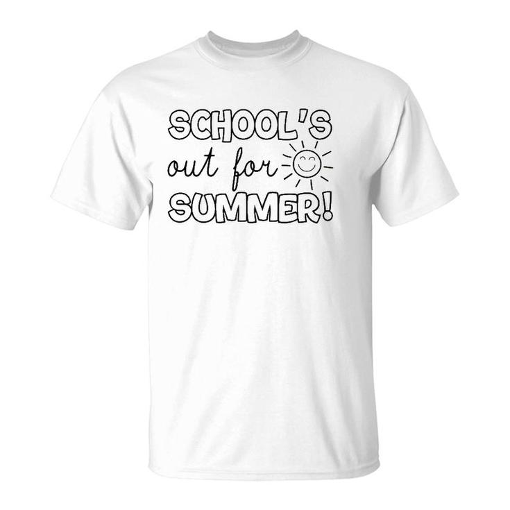 Teacher End Of Year  School's Out For Summer Last Day  T-Shirt