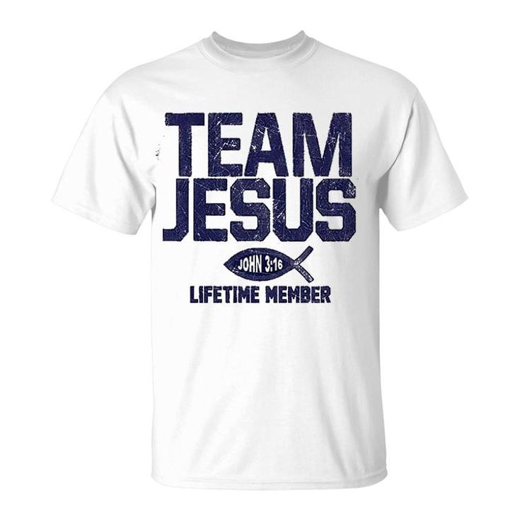 Team Jesus Lifetime Member T-Shirt