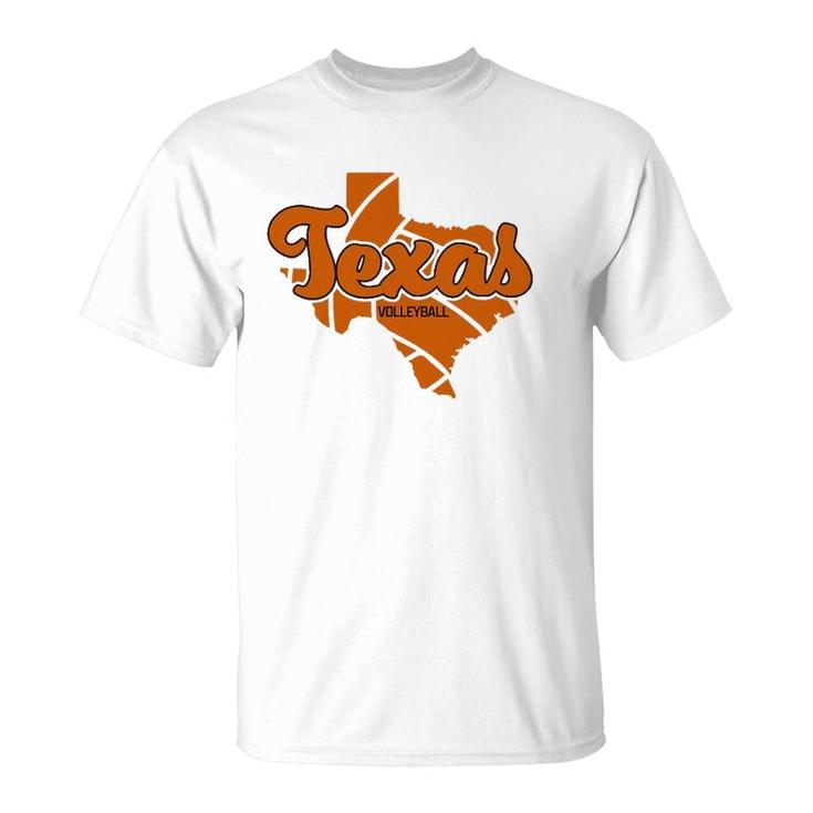 Texas Volleyball Retro Script T-Shirt