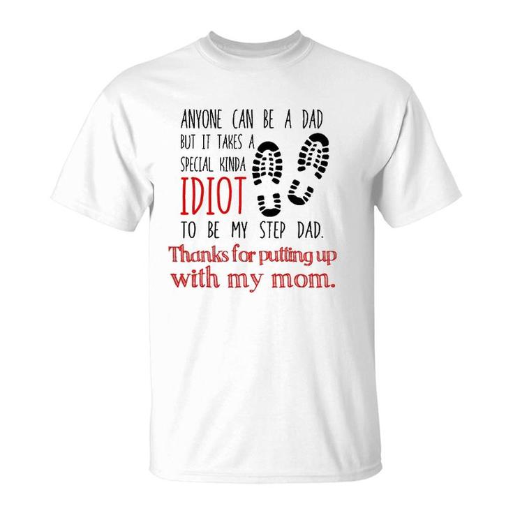 Thank You Stepdad Stepfather Gifts From Daughter Funny T-Shirt