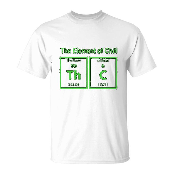 The Element Of Chill Funny Science T-Shirt