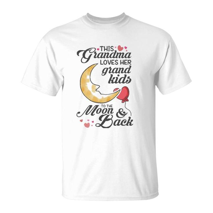 This Grandma Loves Her Grand Kids To The Moon & Back T-Shirt