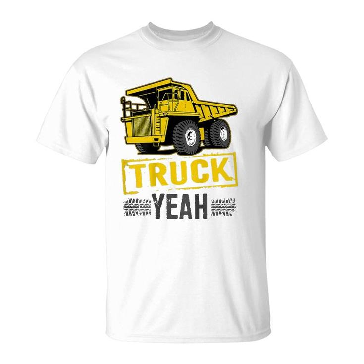 Truck Yeah Haul Truck Driver Backside T-Shirt