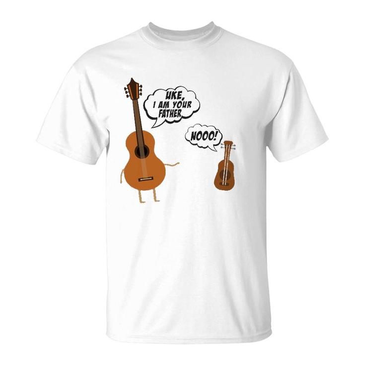 Uke I Am Your Father Funny Guitar And Ukulele T-Shirt
