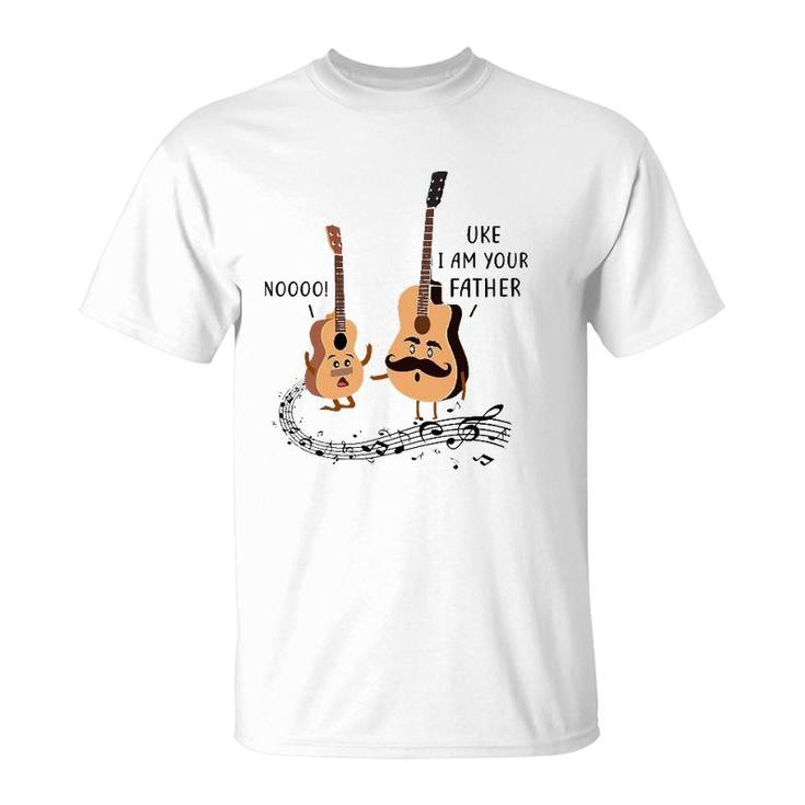 Uke I Am Your Father Ukulele Guitar Music Gift T-Shirt