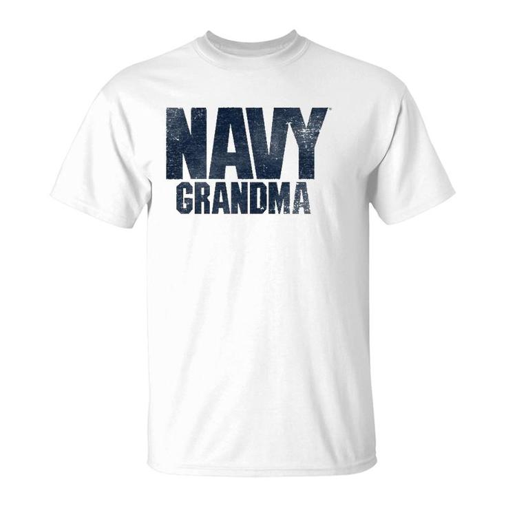 US Navy Grandma Proud Grandmother Gift T-Shirt