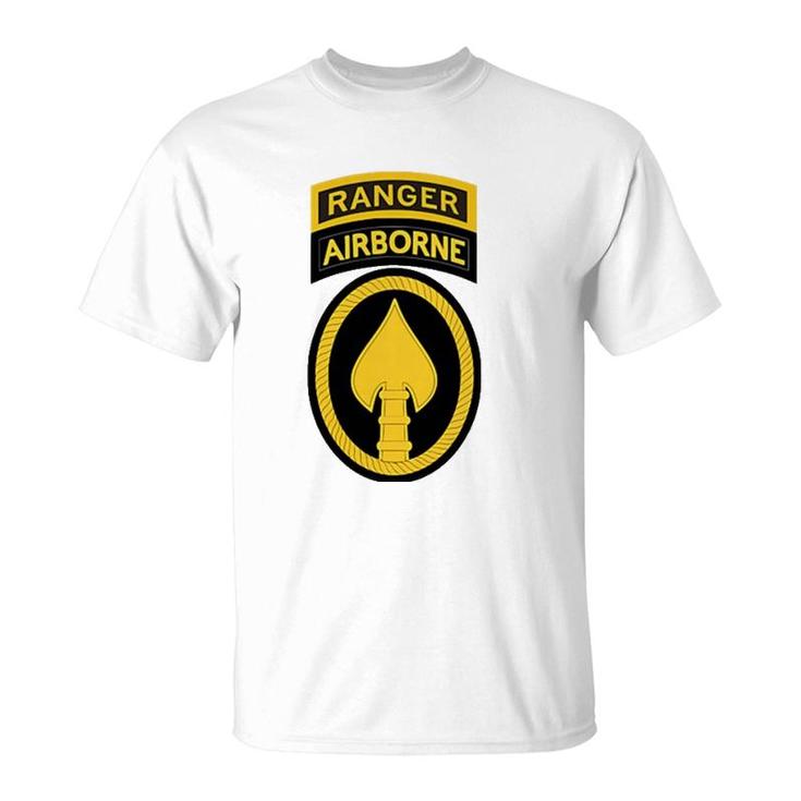 Us Special Forces - Sf Ranger Tab - Socom Patch  T-Shirt