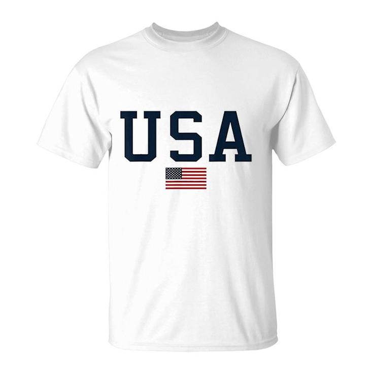 Usa  Patriotic American Flag 4th Of July T-Shirt