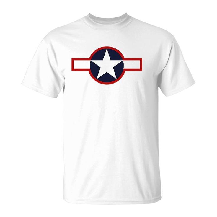 Usaf Air Force Roundel 1943 Ver2 T-Shirt