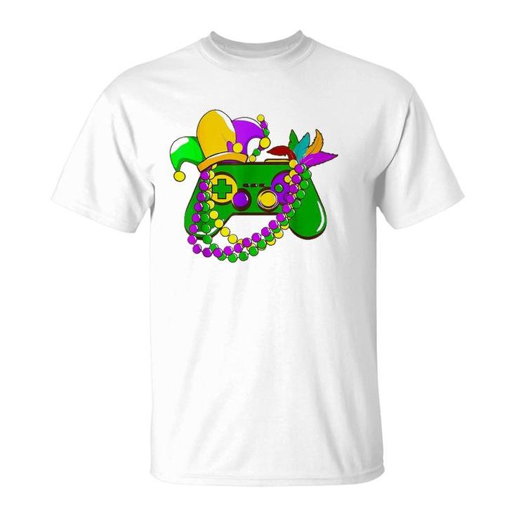 Video Game Gamer New Orleans Mardi Gras Festival Costume T-Shirt