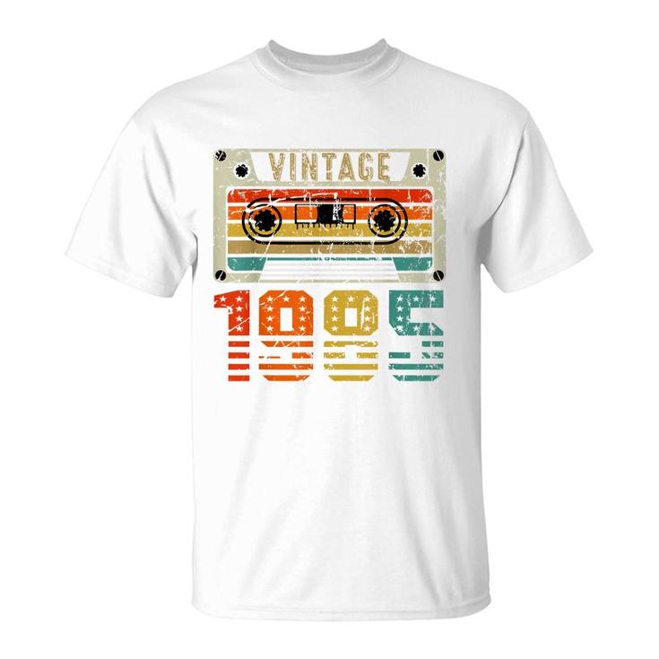 Vintage 1985 Funny 37 Years Old Men And Women 37Th Birthday  T-Shirt