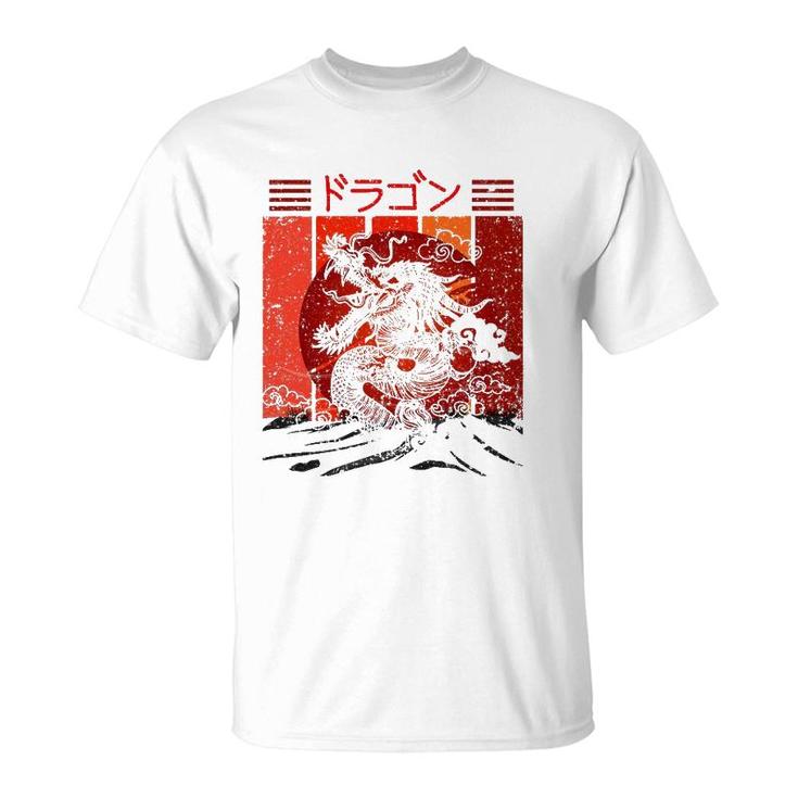 Vintage Dragon Japanese Culture Dragon Japan T-Shirt