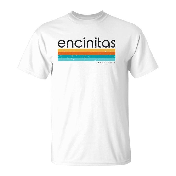 Vintage Encinitas California Ca Retro Design T-Shirt