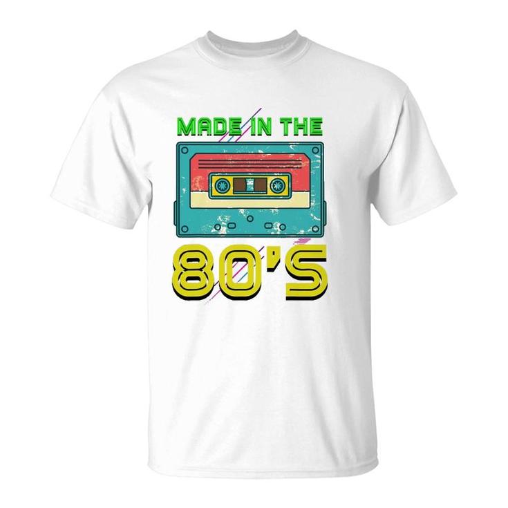 Vintage Music Cassette Eighties Costume Made In The 80S T-Shirt