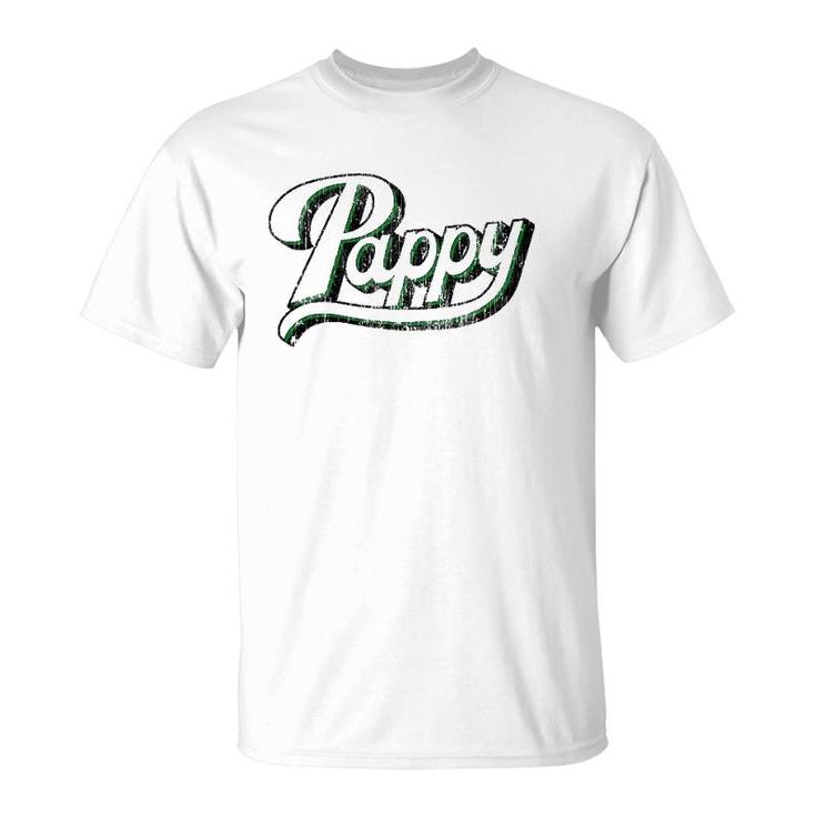 Vintage Pappy Father's Day For Grandpa From Grandkids T-Shirt