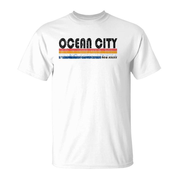 Vintage Retro 70'S 80'S Ocean City Nj T-Shirt