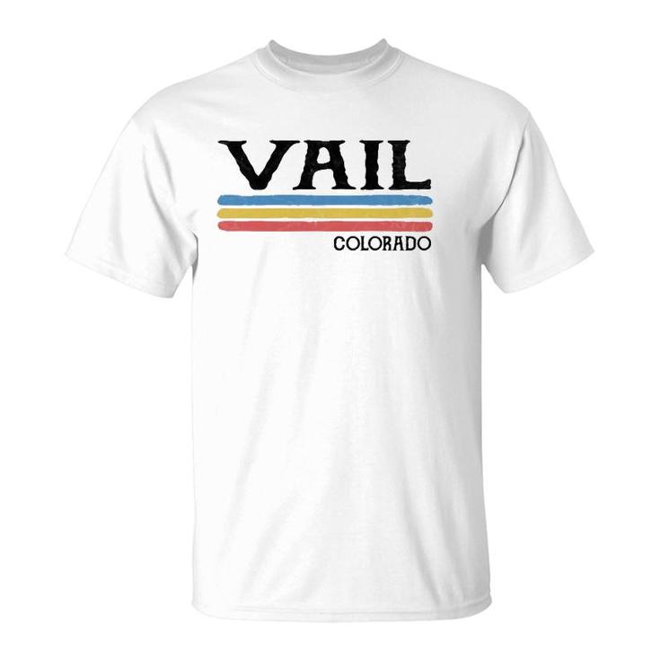 Vintage Vail Colorado Co Souvenir Gift  T-Shirt