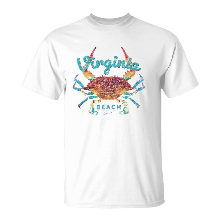 Virginia Beach Va Blue Crab T-Shirt