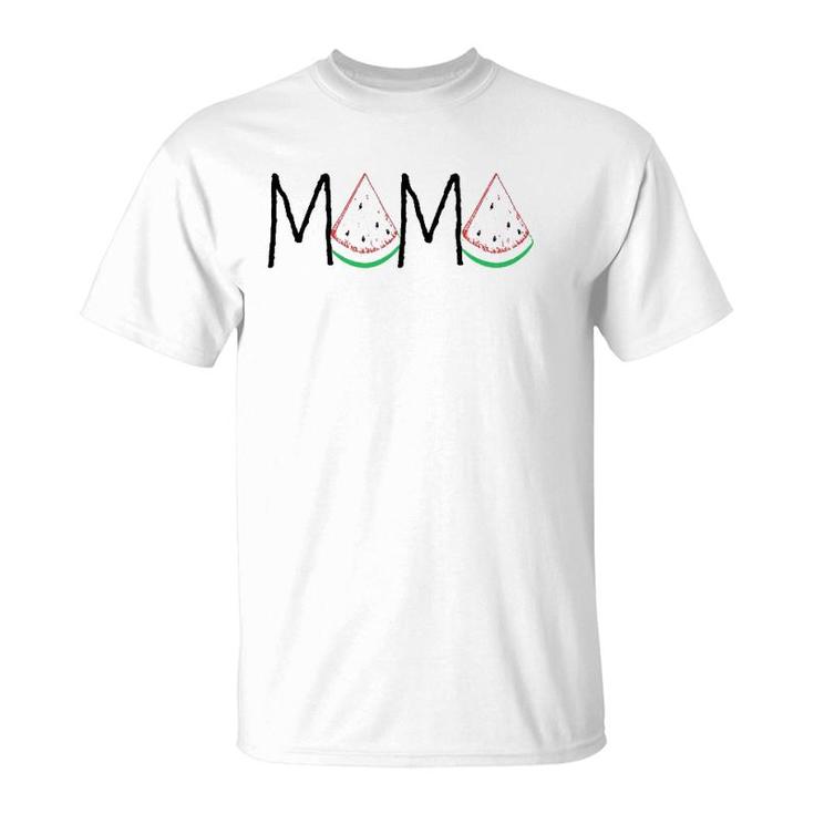 Watermelon Mama - Mother's Day Gift - Funny Melon Fruit T-Shirt