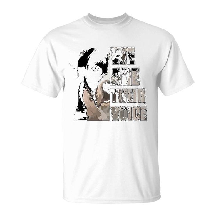 We Are Their Voice Pitbull T-Shirt