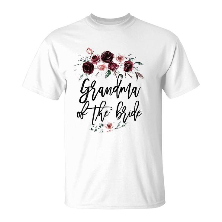 Wedding Shower Gift For Grandmother Grandma Of The Bride T-Shirt