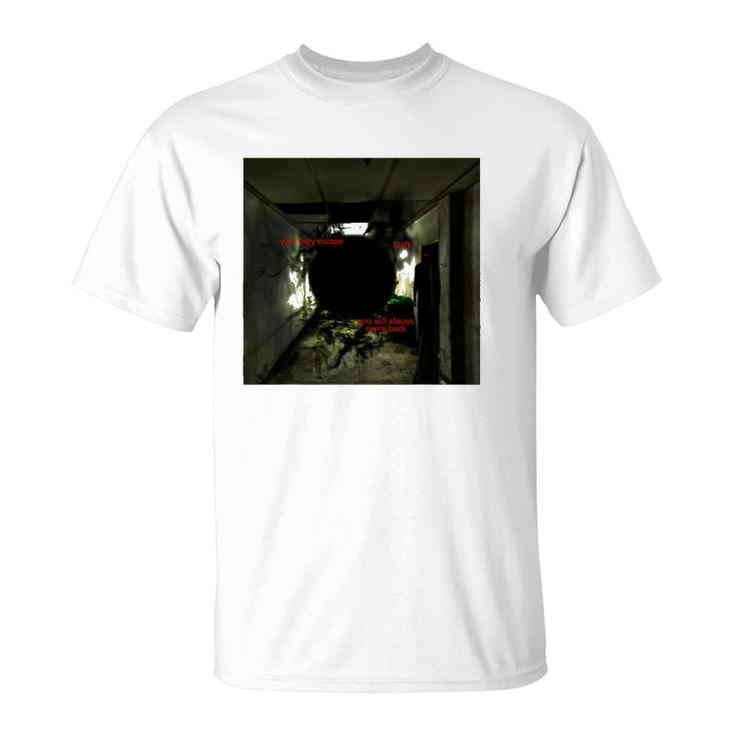 Weirdcore Aesthetic Oddcore Your Only Escape Alternative Alt T-Shirt