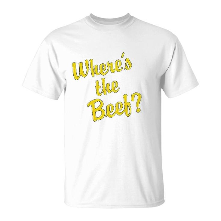 Wheres The Beef 80s Retro T-Shirt