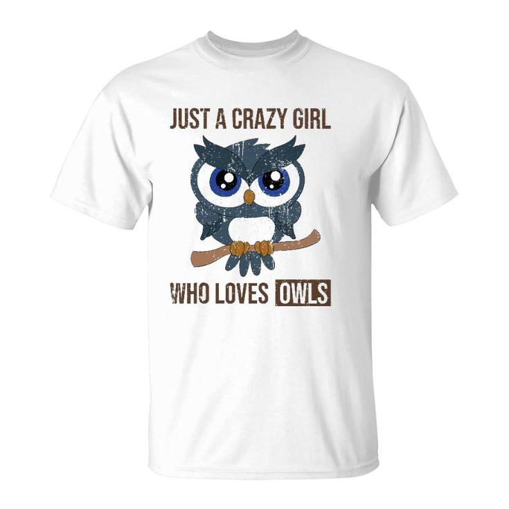 Wise Bird Forest Animal Owl Lover Girls Women Cute Owl T-Shirt