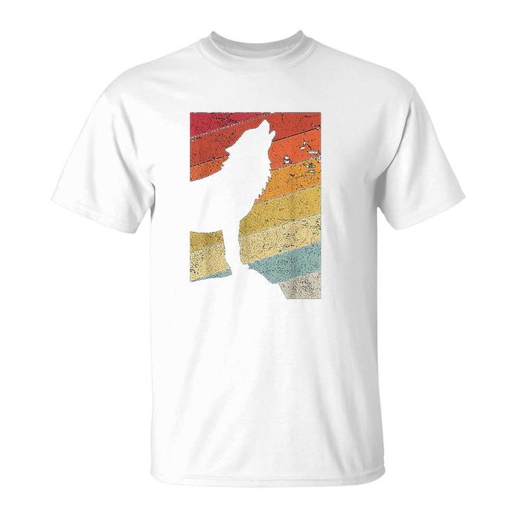 Wolf Retro Style T-Shirt