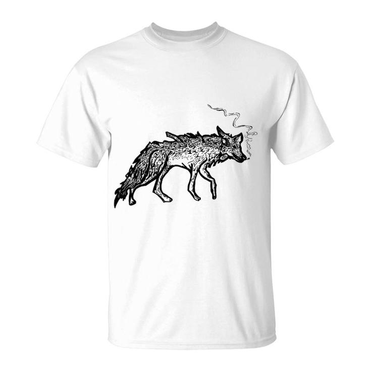 Wolf Smoking T-Shirt
