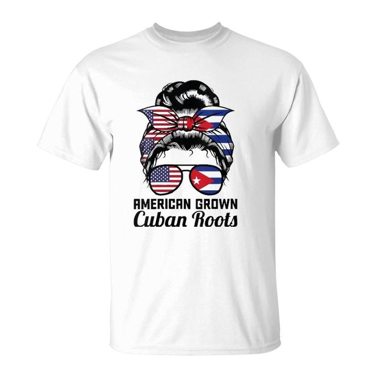 American Grown With Cuban Roots - Cuba T-Shirt American Grown With Cuban Roots - Cuba T-Shirt