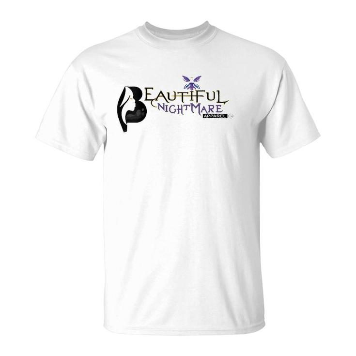 Womens Beautiful Nightmare V-Neck T-Shirt