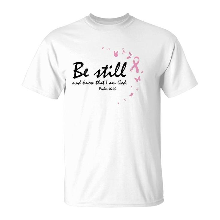 Womens Breast Cancer Awareness Gifts Mom Wife Daughter Sister Women V-Neck T-Shirt