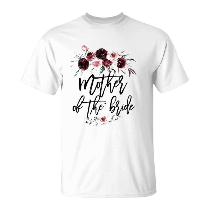 Womens Bridal Shower Wedding Gift For Bride Mom Mother Of The Bride T-Shirt