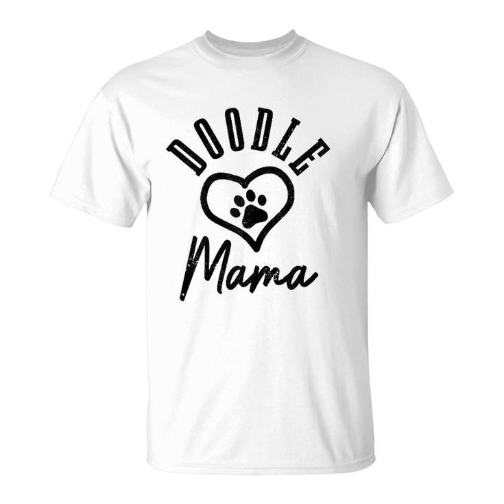 Womens Doodle Mama Goldendoodle Labradoodle The Dood Doodle Dog T-Shirt