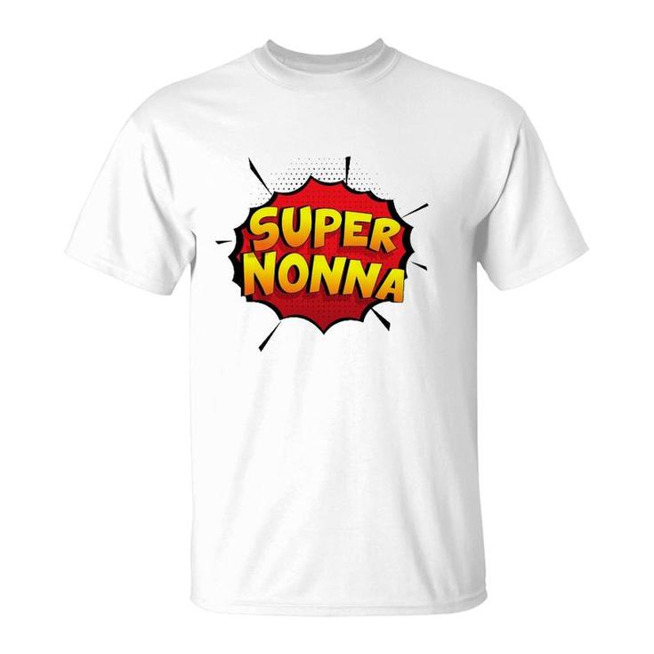 Womens Italian Grandmother Gift Super Nonna T-Shirt